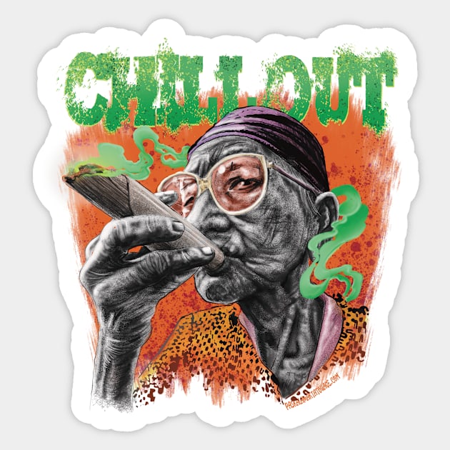 chill out 3 Sticker by Paskalamak